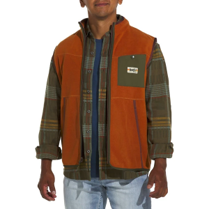 Men's Howler Brothers Free Range Fleece Vest Large Adobe