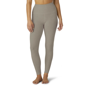 Women's Beyond Yoga Spacedye Caught in the Midi High Waisted Yoga Leggings XLarge Birch Heather