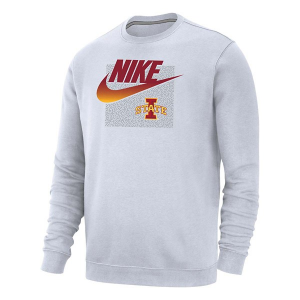 Iowa State Cyclones Nike Crew Medium White
