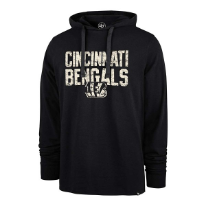 Cincinnati Bengals 47 Brand Erosion Hoodie Medium Black