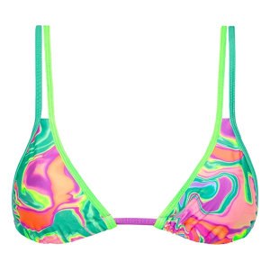Women's Kulani Kinis Twin Strap Bralette Swim Bikini Top Juniors Large Calypso Castaway