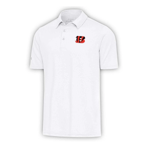 Cincinnati Bengals Antigua Par Polo Small White