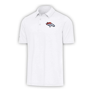 Denver Broncos Antigua Par Polo Small White