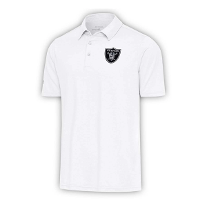 Las Vegas Raiders Antigua Par Polo Small White