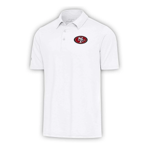 San Francisco 49ers Antigua Par Polo Small White