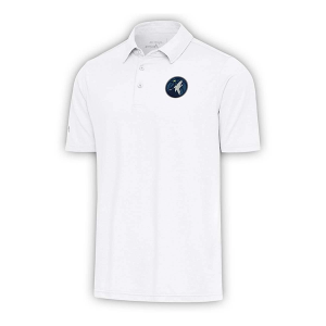 Minnesota Timberwolves Par 3 Antigua Polo Small White