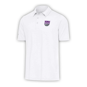 Sacramento Kings Par 3 Antigua Polo Small White