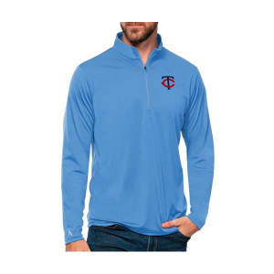 Minnesota Twins Updated Logo Tribute Long Sleeve 1/4 Zip 3XLarge Columbia Blue
