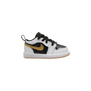 Jordan 1 Low Alt Sneakers Toddler 9T Regular White/Metallic Gold/Black