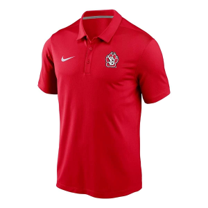 South Dakota Coyotes Nike Varsity Polo Small Red