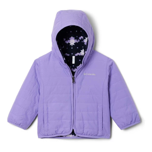 Columbia Double Trouble Reversible Puffer Jacket Baby 3/6 mo. Paisley Purple