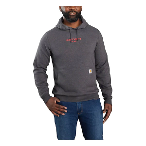 Men's Carhartt Force Lightweight Graphic Hoodie Medium Carbon Heather