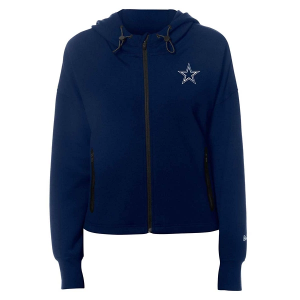 Women's Dallas Cowboys New Era Solid Full Zip Small Navy