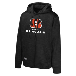 Cincinnati Bengals Genuine Stuff Combine Hoodie Large Black