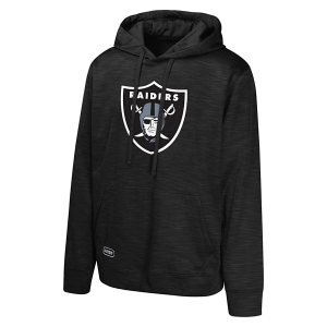 Las Vegas Raiders Genuine Stuff Combine Hoodie Small Black