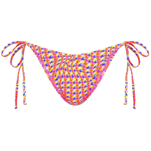 Women's Kulani Kinis Dipped Cheeky Tie Swim Bottoms Juniors Small Astro Pop