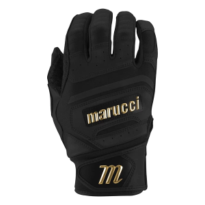 Men's Marucci Pittards Reserve Baseball Batting Gloves Black Small