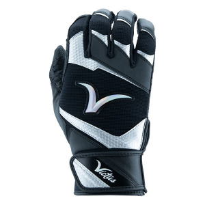 Men's Victus Showtime 3.0 Baseball Batting Gloves Black/White 2XLarge