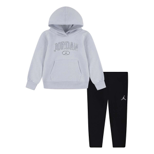 Girls' Jordan Monochrome Set Toddler 2T Football gray
