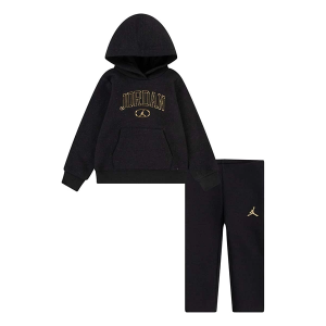 Girls' Jordan Monochrome Set Toddler 4T Black