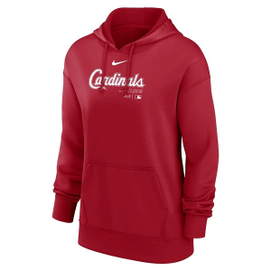 Women's St. Louis Cardinals Nike 2024 Authentic Collection Therma Hoodie Medium Red