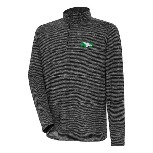 North Dakota Fighting Hawks Antigua Determine 1/4 Zip Large Black