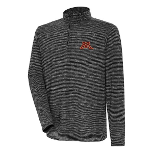 Minnesota Golden Gophers Antigua Determine 1/4 Zip 2XLarge Black