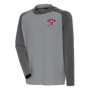 Utah Utes Antigua Intrepid T-Shirt XLarge Grey Heather CR