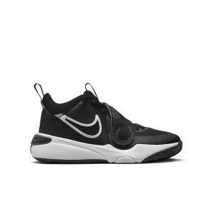 Kids' Nike Team Hustle D 11 Basketball Shoes Big 4 Regular Black/White