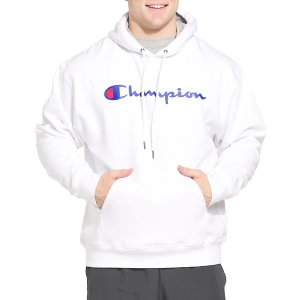 Men's Champion French Terry Hoodie Large White