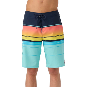 Men's O'Neill Hyperfreak Heat Stripe 21 Swim Boardshorts 28 Coral