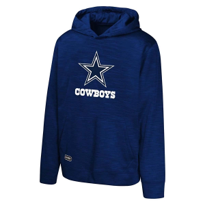 Kids' Dallas Cowboys Genuine Stuff Stadium Hoodie Medium Navy
