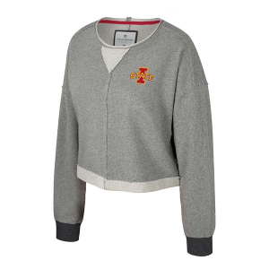 Iowa State Cyclones Colosseum Women's Crew XLarge Charcoal