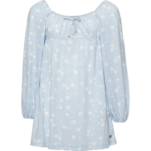 Girls' Roxy Girl On The Moon Dress Medium Bel Air Blue/New Dreamer