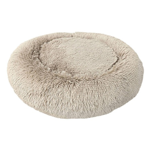 Sleep Zone Luxe Round Faux Fur Dog Bed