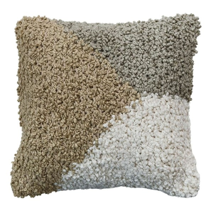 Creative Co-Op 20" Square Woven Acrylic Blend Boucl Pillow