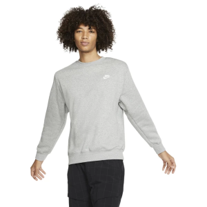 Men's Nike Sportswear Club Fleece Crewneck Sweatshirt 3XLarge Tall Dk Grey Heather/White