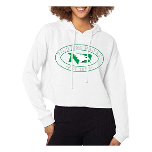 North Dakota Fighting Hawks Chicka-D Women's Hoodie XLarge White