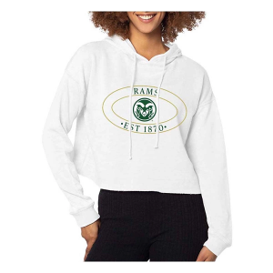 Colorado State Rams Chicka-D Women's Hoodie XLarge White