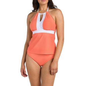 Women's 24th & Ocean Keyhole Swim Tankini Misses 6 Francesca Tropical