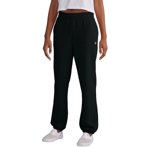 Women's Champion Powerblend Boyfriend Joggers 2XLarge Black Regular