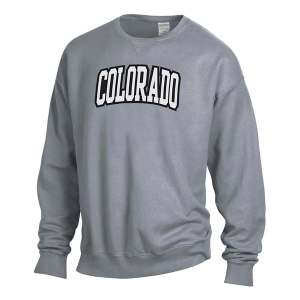 Colorado Buffaloes Gear For Sports Crew Small Concrete