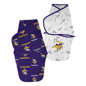 Genuine Stuff Baby Minnesota Vikings 2pk Sleeper Cocoon