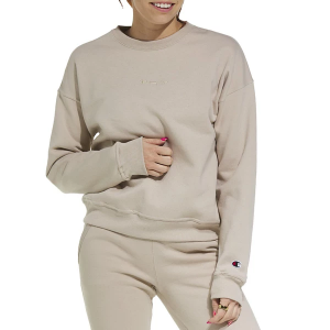 Women's Champion Powerblend Relaxed Crewneck Sweatshirt XLarge Champagne