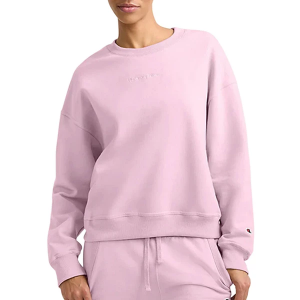 Women's Champion Powerblend Relaxed Crewneck Sweatshirt Medium Ballerina Slipper