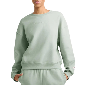 Women's Champion Powerblend Relaxed Crewneck Sweatshirt Medium Clever Sage
