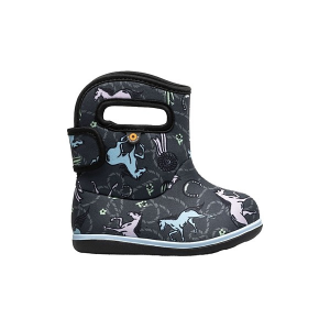 BOGS II Horses Waterproof Winter Boots Outdoor Toddler 5T Dark Grey Heather Multi