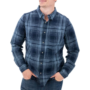 Men's Old Ranch Chase Long Sleeve Button Up Shirt 2XLarge Navy