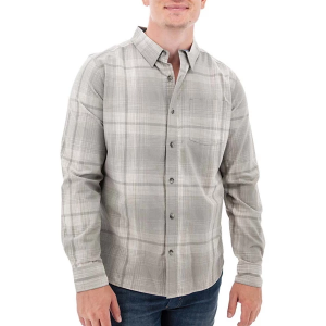 Men's Old Ranch Chase Long Sleeve Button Up Shirt 2XLarge Grey