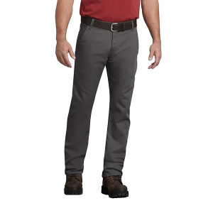 Men's Dickies Flex Regular Fit Straight Leg Tough Max Duck Carpenter Work Chino Pants 32 Stonewashed Slate
